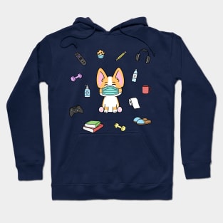 Corgi Quarantine Essentials Hoodie